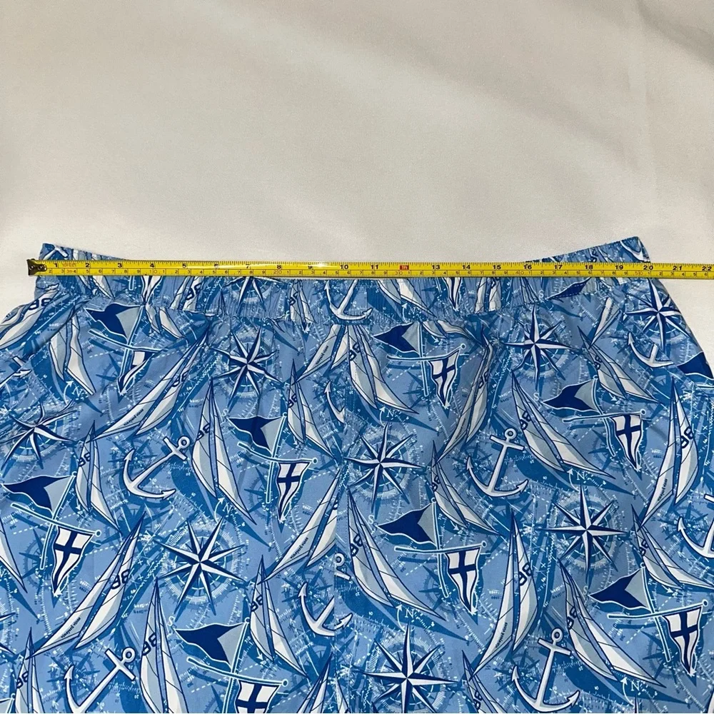 Vineyard Vines Blue Nautical Swim Trunks mens‎ XXL